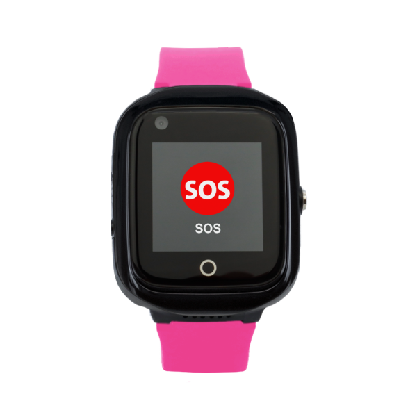 Connect NEO GPS telefoonhorloge met SOS knop voor kinderen roze